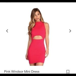 Neon Pink Mini Dress